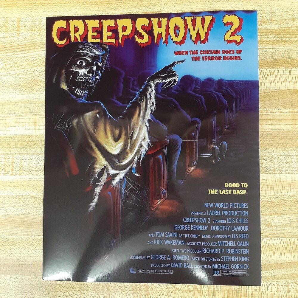 Creepshow 2 8x10  Glossy Mini Poster Horror Movie  Retro 1987 Cult Film